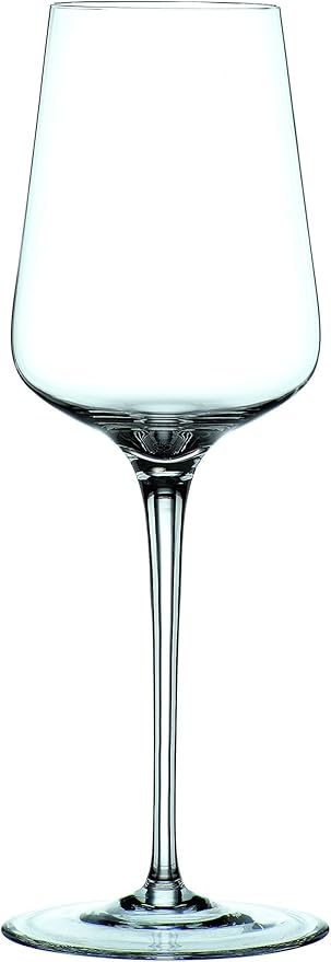 Nachtmann ViNOVA White Wine Glass (Set of 4) - 12.8 oz Crystal Stemmed Glasses, Tulip-Shaped Design for Enhanced Aromas - Everyday Use, Dishwasher Safe - Elegant Crystal Drinkware for White Wines