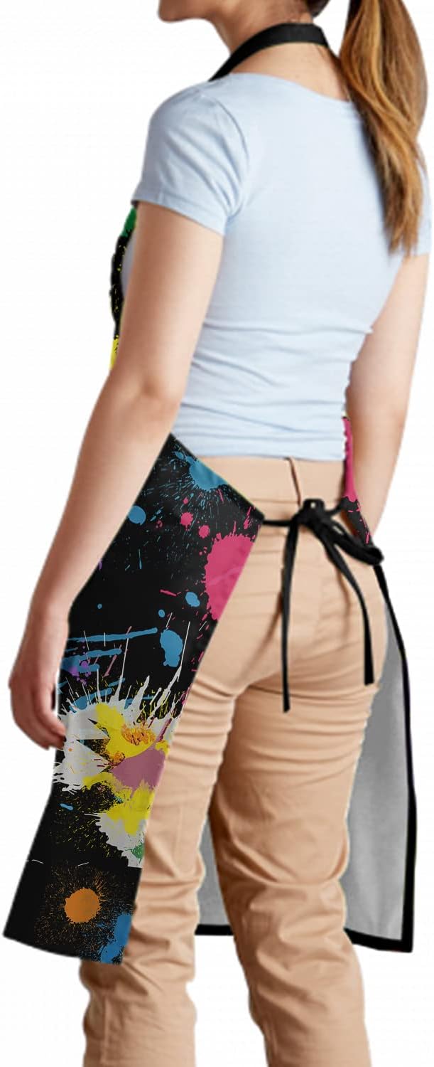 Funny Animal Apron with 2 Pockets Waterproof for Men Women Kitchen Garden Decor