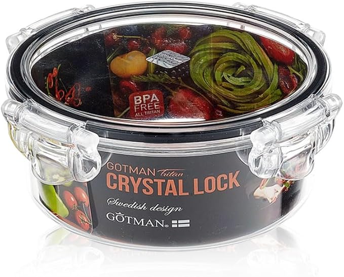 Airtight Food Storage Containers(40.6 oz) 100% Tritan BPA-Free Vegetable Organizer Boxes | Microwave & Freezer Safe Food Containers with Lids | Leak-Proof Lids