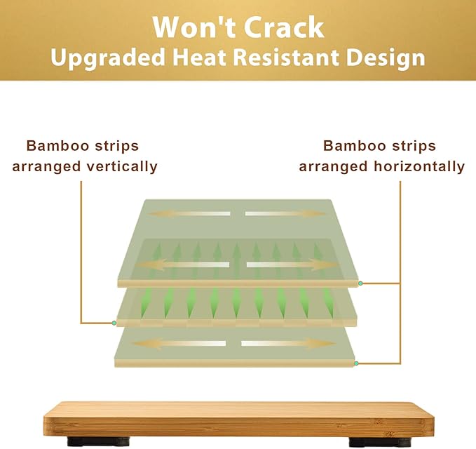 Cutting board Compatible with Breville BOV800XL/845BSS/860BSS Smart Oven Air Fryer, Accessories for Countertop Convection Oven, Heat Resistant Silicone Feet, Creates Storage Space, Protects Cabinets