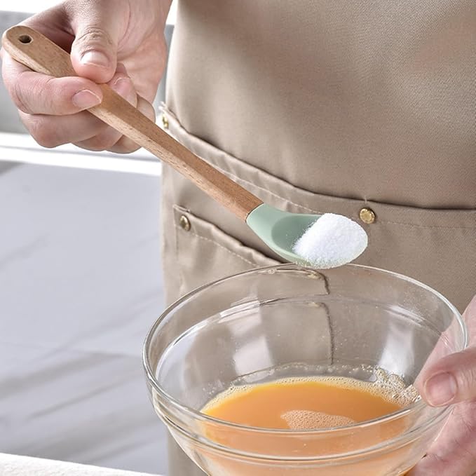 Luxshiny Multi-function Silicone Baking Tools Kitchen Utensils with Hanging Heat-resistant Spatulas and Spoons for Home Bakery Shop Use