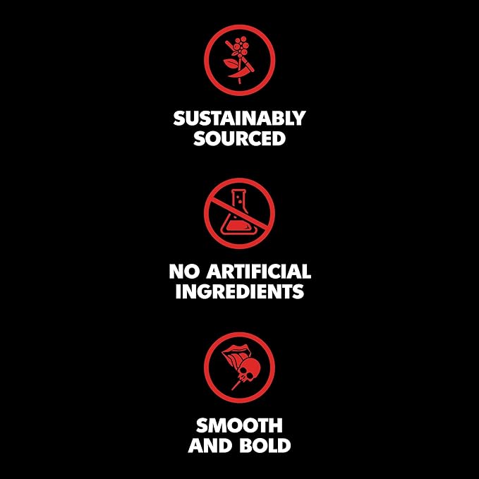 Death Wish Coffee, Fair Trade, Ground Blueberry Coffee, 12 oz