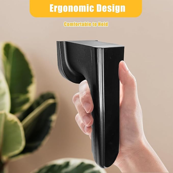 Air Fryer Handle for Instants Vortex Plus 6QT/5.7QT Air Fryers, Premium Air Fryer Replacement Handle for Instants 6QT Air Fryer, Ergonomic Design, Dishwasher Safe, Large, Black