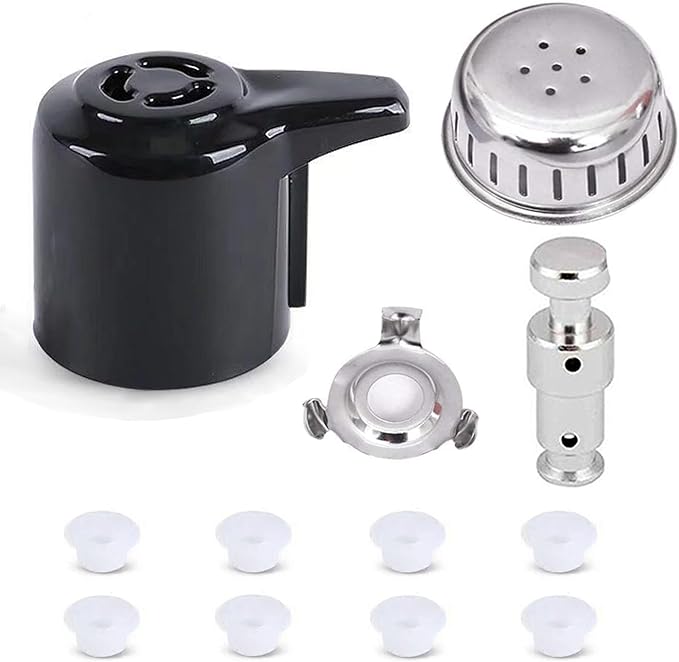 12 Pcs Instant Pot Steam Release Valve Original Instant Pot Parts Replacement with 8 Silicone Caps, Steam Release Handle for IP Duo 3, 5, 6, 8 Qt, Duo Plus 3, 6 Quart InstaPot parts