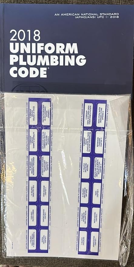 2018 Uniform Plumbing Code With tabs Free