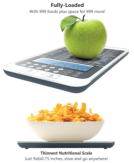 NUTRA TRACK™ Ultimate Food Kitchen & Nutrition Scale – Your Personal Nutritionist at Home! Powered by USDA Data, Designed for Precision in Seattle, WA