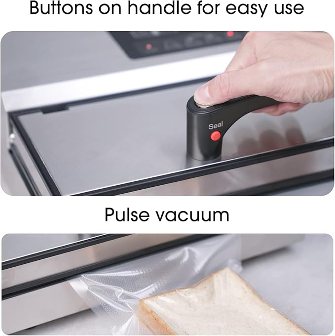 Vesta Precision Vac'n Seal Pro II Vacuum Sealer - Smart Seal Design, Full Speed Operation, Effortless Heavy Workload, Patented Cutter Box Bags, Designed and Serviced in USA
