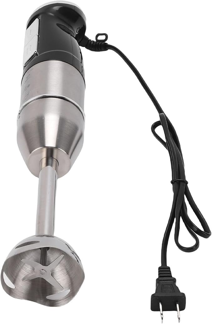 Immersion Hand Blender, 400W Stainless Steel Electric Handheld Stick Mixer with Adjustable Speed and Detachable Shaft for Smoothies Soups Shakes Puree