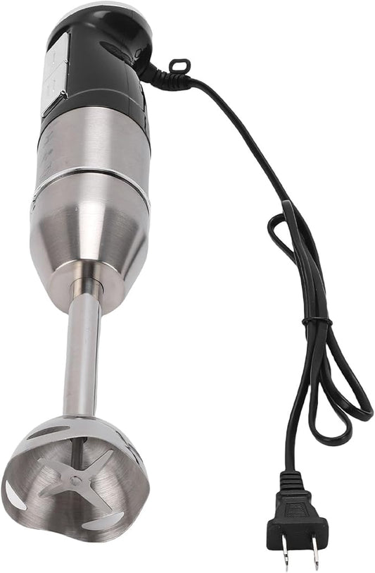 Immersion Hand Blender, 400W Stainless Steel Electric Handheld Stick Mixer with Adjustable Speed and Detachable Shaft for Smoothies Soups Shakes Puree