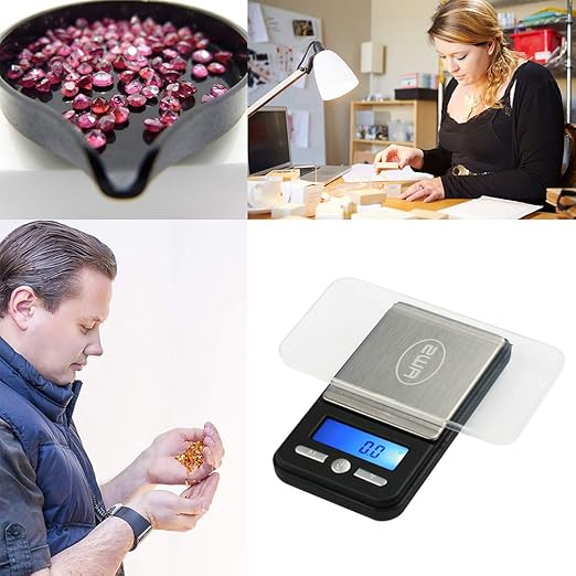 American Weigh Scales Digital Pocket Scale AC Series 650g x 0.1g | High Precision 0.1g Accuracy Mini Gram Scale for Kitchen, Lab, Jewelry, Coin Scale, Small Digital Gram Scale Portable Travel Scale