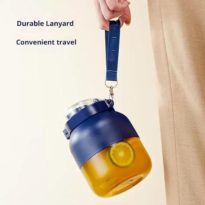 Mini Blender Japan, Portable Personal Blenders for Shakes and Smoothies with 500ml Cup, USB-C Rechargeable, Self-Cleaning for Home, Office or Travel (Blue)