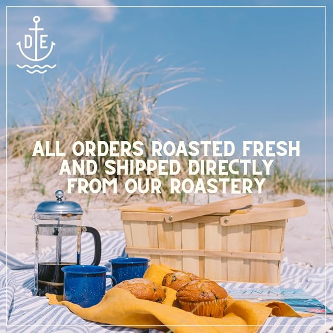 Downeast Coffee Roasters Whole Bean Coffee - Morning Breakfast Blend, Light Roast, 100% Arabica Coffee - Smooth, Bright and Balanced - South American Highlands Blend (2lb Bag, Pack of 6)