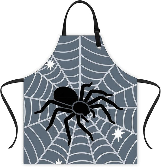Halloween Apron Home Kitchen Cooking Baking Gardening for Women Men with Pockets waterproof 32x28 inch