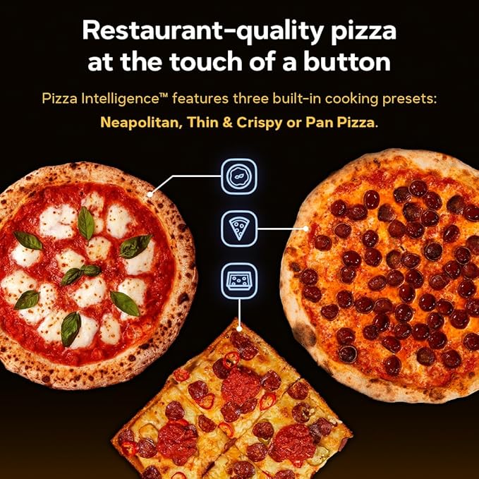 Ooni Volt 2 Electric Indoor Pizza Oven - Versatile Countertop Electric Toaster Oven, Cook 12 Inch Pizzas and More