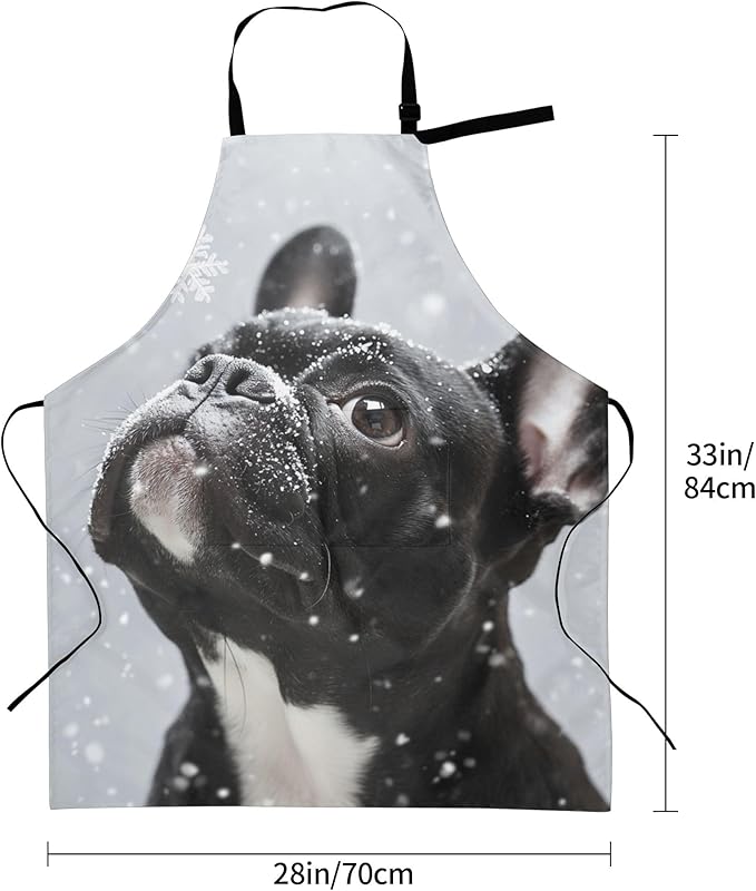 Funny Animal Apron with 2 Pockets Waterproof for Men Women Kitchen Garden Decor