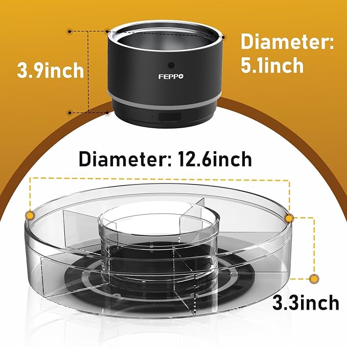 FEPPO Cordless Electric Fondue Pot Set with Mood Light - 7 Roulette Cards & Detachable Serving Tray, 13.5 oz Chocolate Melting Machine, Ideal Gift for Holiday, Family, Parties & Camping