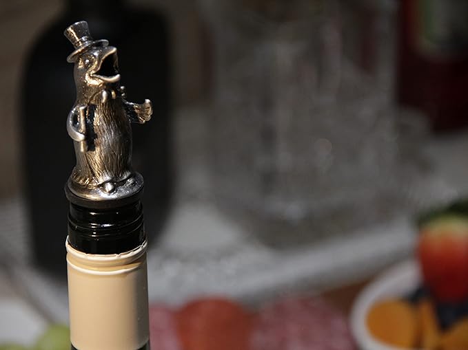Happy Hour Whimsical Penguin Wine Pourer - Stopper, Aerator, and Perfect Pourer