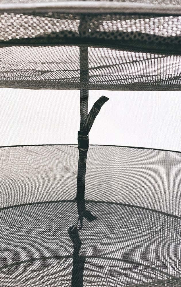 HORTIPOTS Herb Dry Rack Zipper Opening 3ft Adjustable Center Support Straps NO Sagging Fine Mesh Dry Net (Heavy Duty Zips 3FT)