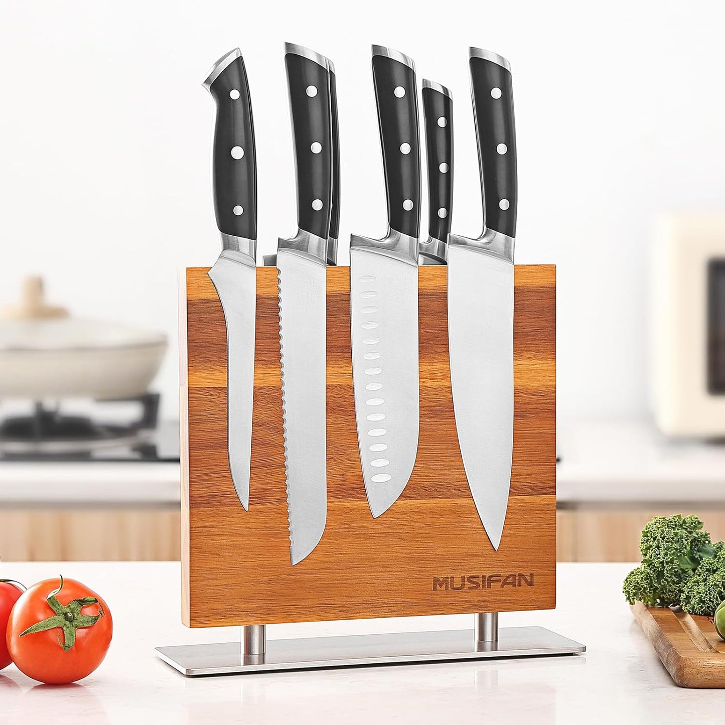 Magnetic Knife Strips without Knives -Kitchen Multifunctional Storage Knife Holder -Magnetic Knife Holder - Magnetic Knife Stand-Cutlery Large Organizer