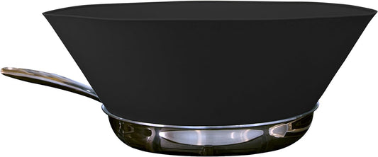 Frywall 10 (Medium) - Black - Splatter Guard, as Seen on Shark Tank