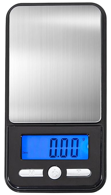 American Weigh Scales Digital Pocket Scale AC SERIES 150g x 0.01g | High Precision 0.001g Accuracy Mini Gram Scale for Kitchen, Lab, Jewelry, Coin Scale, Small Digital Gram Scale Portable Travel Scale