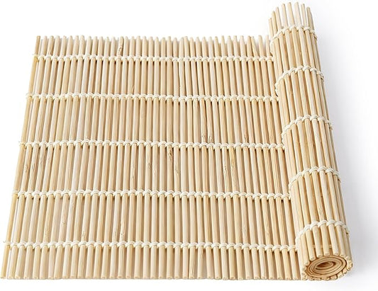 1PCS Bamboo Sushi Rolling Mat, White Sushi roll maker, Sushi making kit, Bamboo Sushi Rolling Mat