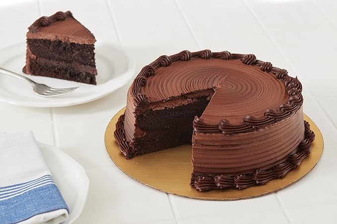 Fox Run 12-Piece Cardboard Cake Circle Base Set, 10 x 10 x 0.25 inches, Gold