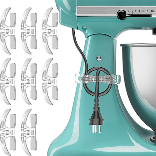 Cord Organizer for Appliances | Kitchen Gadgets, Cord Organizer for kitchenaid Stand Mixers,Coffee Maker, Pressure Cooker, Air Fryer,Kitchen Accessories,8 Pcs