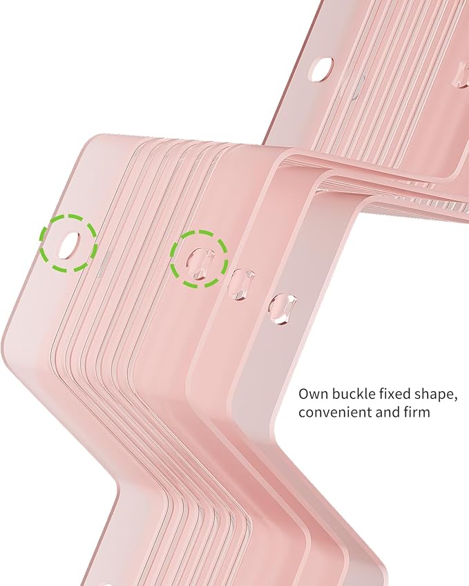 Honeycomb Separator Adjustable Drawer Organizer Divider for Underwear Belt-Scarf Socks Organizer (Pink(4pcs))