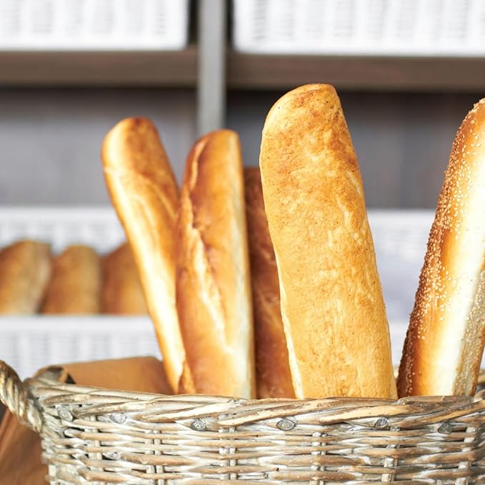 Bread Proofing Basket Sourdough Bread Baking Supplies Starter Kit Set (Baguette Baskets)