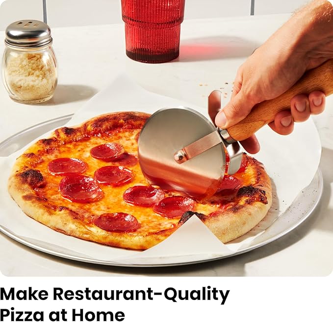 CHEFMAN Indoor Pizza Oven - Makes 12 Inch Pizzas in Minutes, Heats up to 800°F - Countertop Electric Pizza Maker with 5 Touchscreen Presets, Pizza Stone and Peel Included - Stainless Black