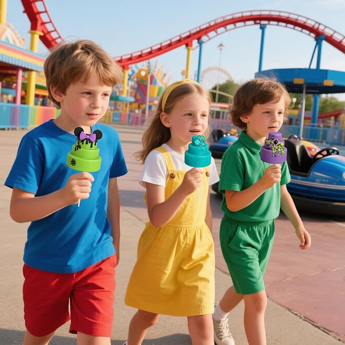 Silicone Cake Pop Molds with 100 Sticks & Parcel Bags, 6 Cavity Reusable Cakesicle Molds for Baking, Lollipops, Ice Cream, DIY Desserts, Cake Pop Maker Kit Easy Release & Dishwasher Safe