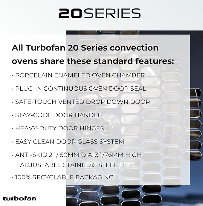 Moffat Turbofan E22M3 Half Size Countertop Electric Convection Oven, Single Deck, Manual Control