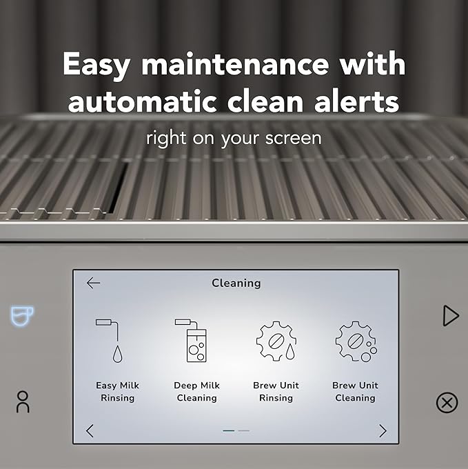 KitchenAid Fully Automatic Espresso Machine KF8 with Milk Attachment & Plant Based Milk Options, KES8558BK, Cast Iron Black