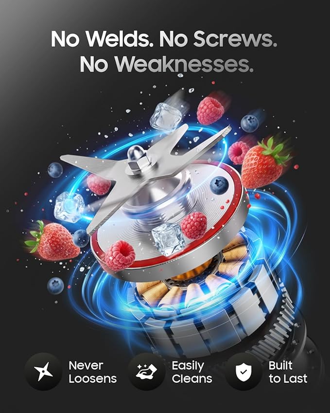 Blender for Kitchen,30000RPM Professional Blenders for Smoothies with 56oz Tritan™ Container,10-Speed Settings & 6 Preset Menus for Smoothies/Protein Drinks/Hot Soups/Baby Food/Frozen Desserts.