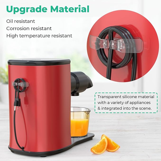 Cord Organizer for Appliances | Kitchen Gadgets, Cord Organizer for kitchenaid Stand Mixers,Coffee Maker, Pressure Cooker, Air Fryer,Kitchen Accessories,8 Pcs