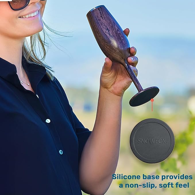 NEWPORT Stemware Collection, Premium Vacuum Insulated Stainless Steel Sparkling Wine & Champagne Flute, Crystal Thin Champagne Glass, Unbreakable & Drinks Stay Cold, Non-Slip Base, 6oz, Shimmer Gold