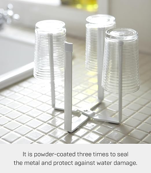 Yamazaki Home Tower Kitchen Multi Eco Stand - Multifunctional Compost Bag and Small Bottle Holder - Small - Steel