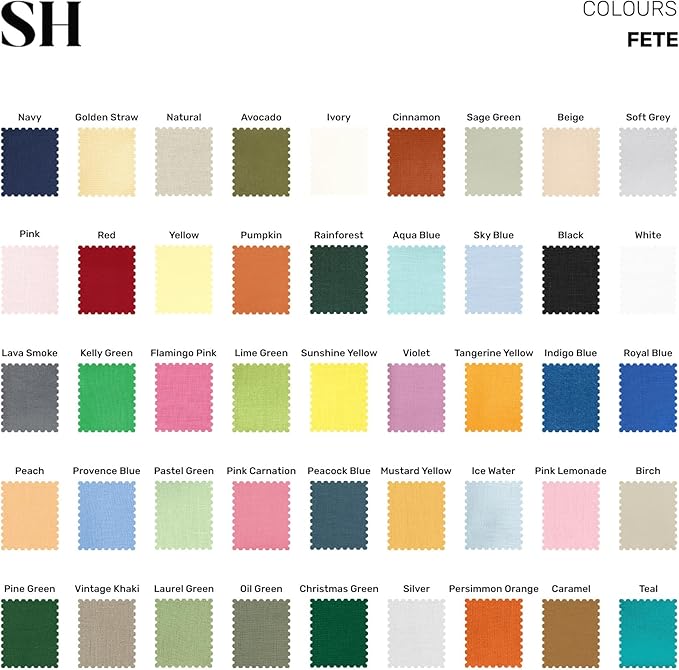 Solino Home Linen Placemats Set of 4 - Rainforest Green Placemats 14 x 19 Inch - 100% Pure Linen Table Place Mats - Fete - Christmas, Winter