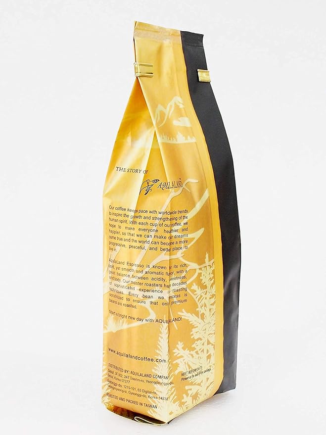 Aquilaland Premium Espresso, Dark Roast, 100% Arabica, 8.8 Ounce (Ground Coffee)