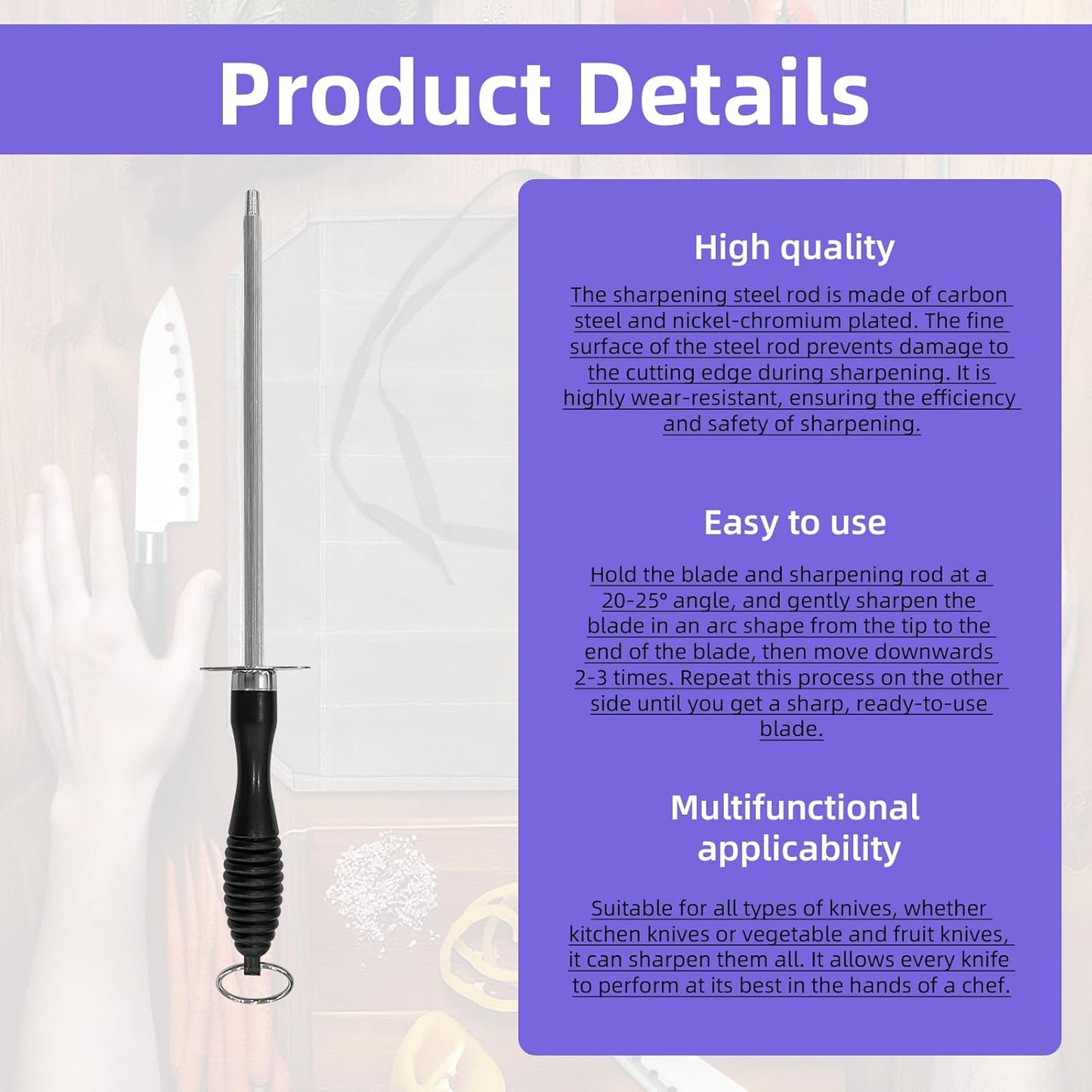 Gray Chef Knife Bag Case with 2 Knife Guards And Sharpener,Portable Knives Pouch Knife Storage Case Knife Carrier for Camping And Kitchen Organization