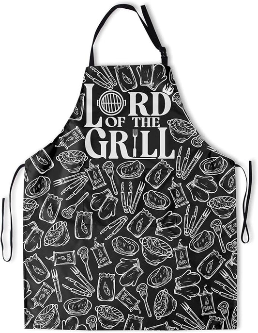Funny Animal Apron with 2 Pockets Waterproof for Men Women Kitchen Garden Decor