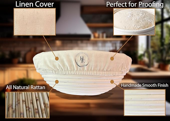 30 PCS-Sourdough Starter Kit with Kitchen Scale, 10-Inch Banneton Bread Proofing Basket, Sourdough Starter Jar, Bread Lame, Dough Whisk, Sourdough Kit with Bread Baking Supplies, and Bread Tools