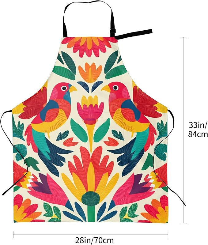 Funny Animal Apron with 2 Pockets Waterproof for Men Women Kitchen Garden Decor