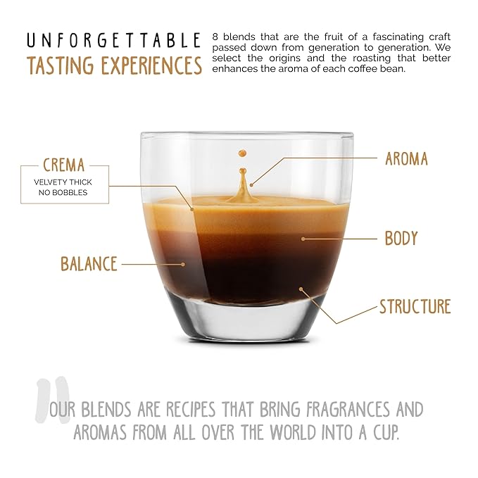 Caffe Vergnano 1882 Antica Bottega Whole Bean Arabica Medium Roast Espresso, 1.1 lbs Bag - Italian Coffee Beans with notes of Chocolate, Nuts & Caramel, Intensity 5/10-500g Bag