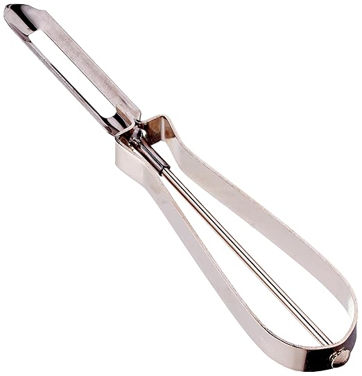 Thunder Group SLKVP006RD Vegetable Peeler, Double Edge Floating Blade, Serrated Corer, Stainless Steel (3 pk), 8 Sets Per Case, Sold by The CASE ONLY