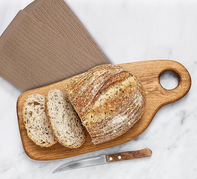 Softolle Bar Mop Towels, Pack of 12-16x19 Inches - 100% Cotton Super Absorbent Towels, Multi-Purpose for Home and Bar Cleaning (Taupe)