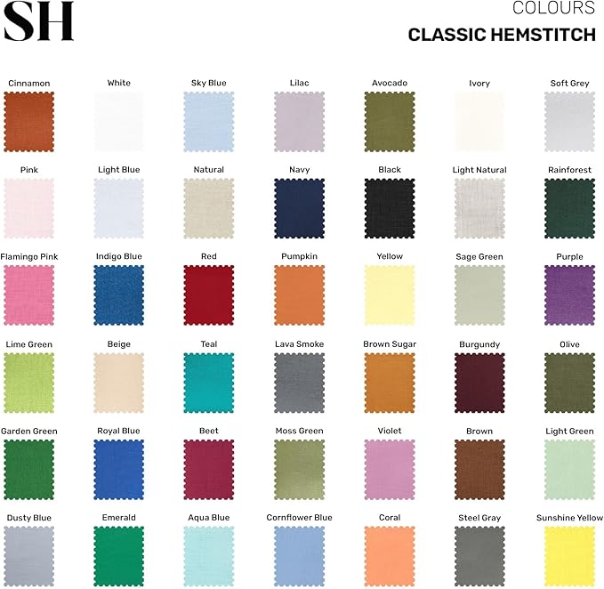 Solino Home Linen Square Placemats Set of 4-100% Pure Linen Natural Cloth Placemats 14 x 14 Inch - Classic Hemstitch, Machine Washable Place Mats for Fall, Autumn, Thanksgiving, Holiday