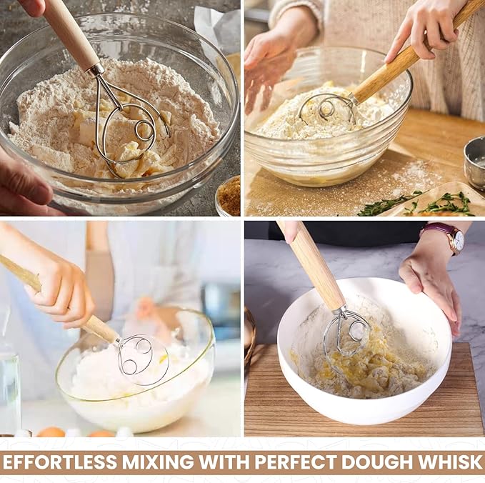 Banneton Bread Proofing Basket Set by Kutir - 9 Inch Round & 10 Inch Oval Sourdough Baskets with Linen Liner, Bread Lame, Dough Scraper - Baking Kit for Artisan Bread Making