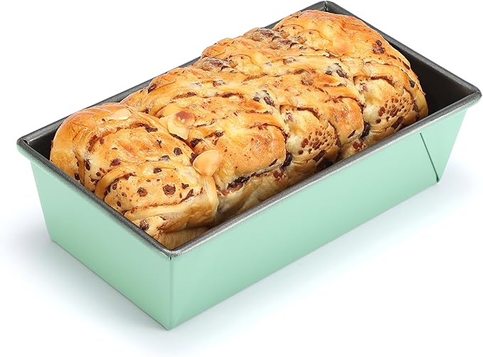 Bread loaf pan, loaf pans for oven home baking Bread mold 2lb loaf tin 10.5 x 6 x 3 inches Aluminized Steel Non Stick Coating For Home Baking 9x5 bread 2pcs